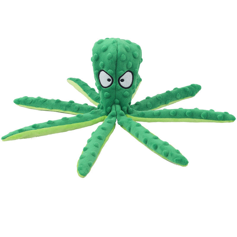 Eco-friendly Pet Plush Octopus Cat & Dog Toy
