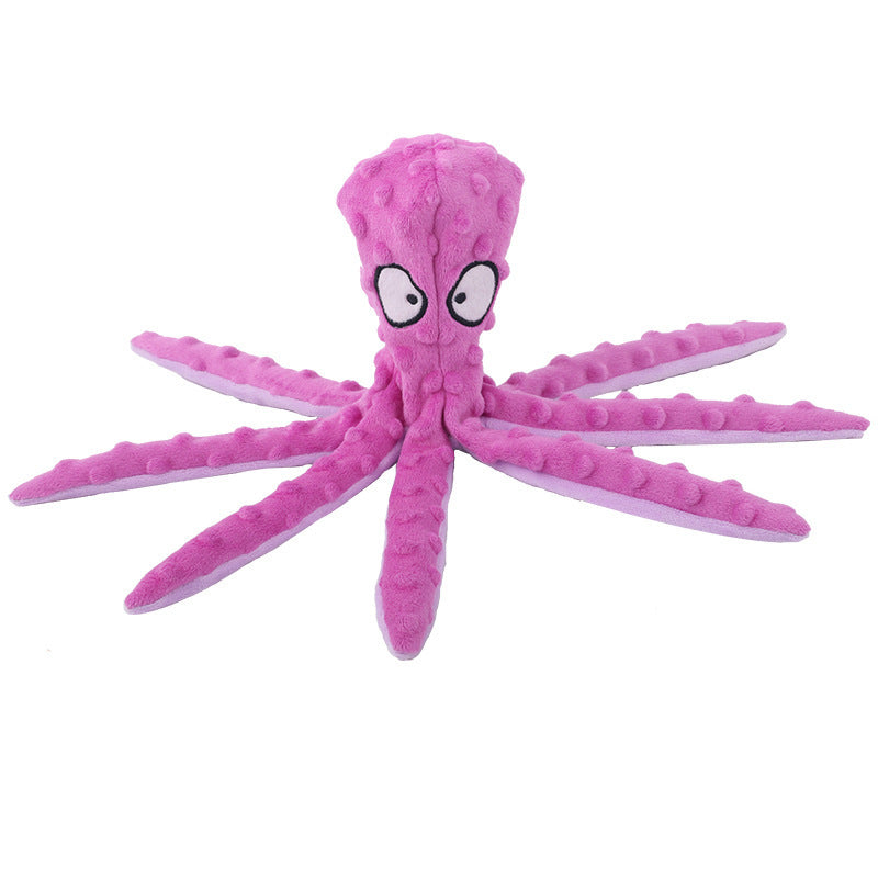 Eco-friendly Pet Plush Octopus Cat & Dog Toy
