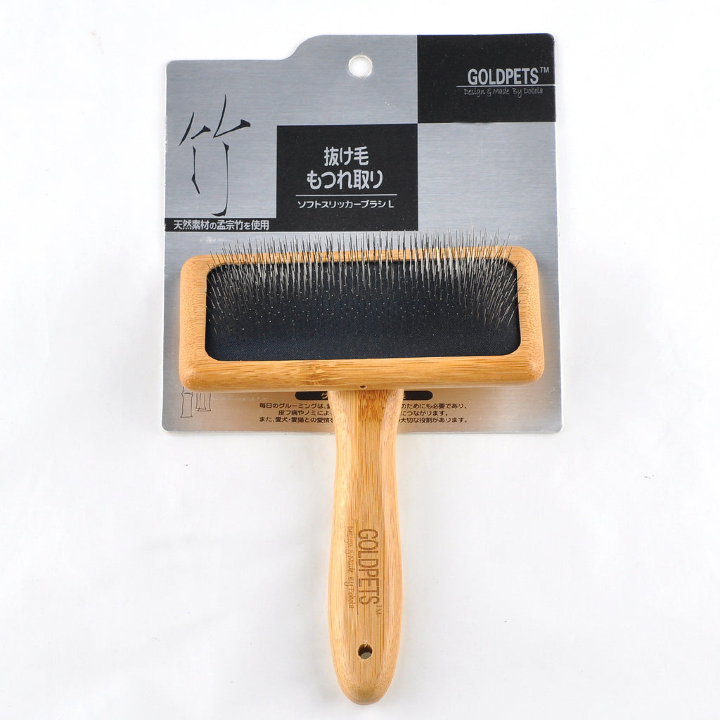 Natural Bamboo Pet Grooming Comb for Healthy Coats