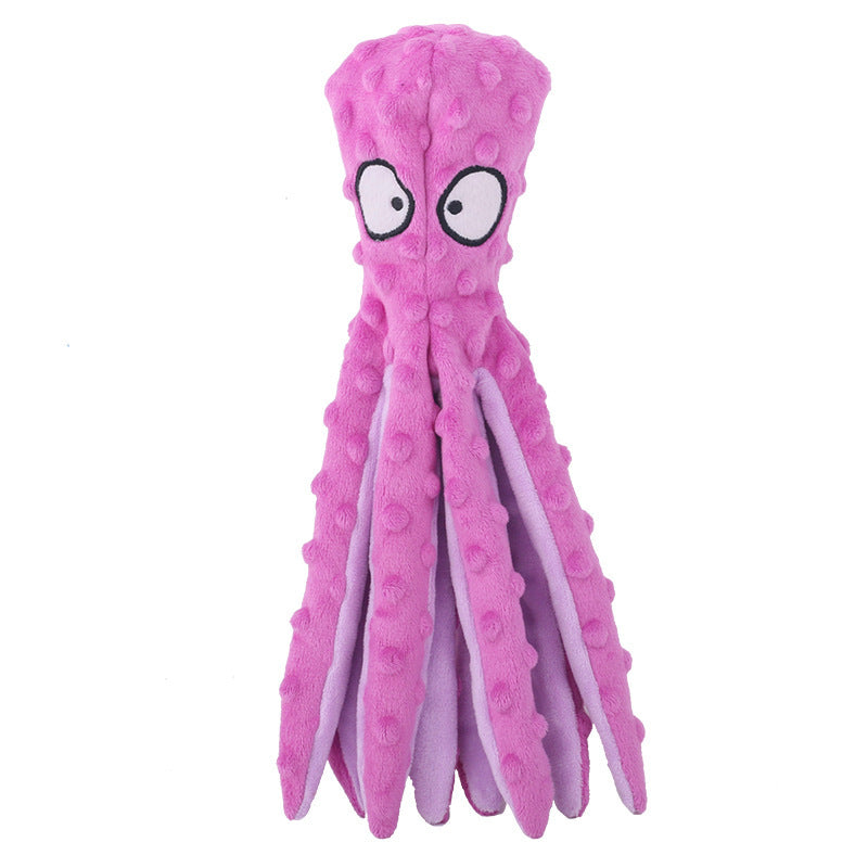 Eco-friendly Pet Plush Octopus Cat & Dog Toy
