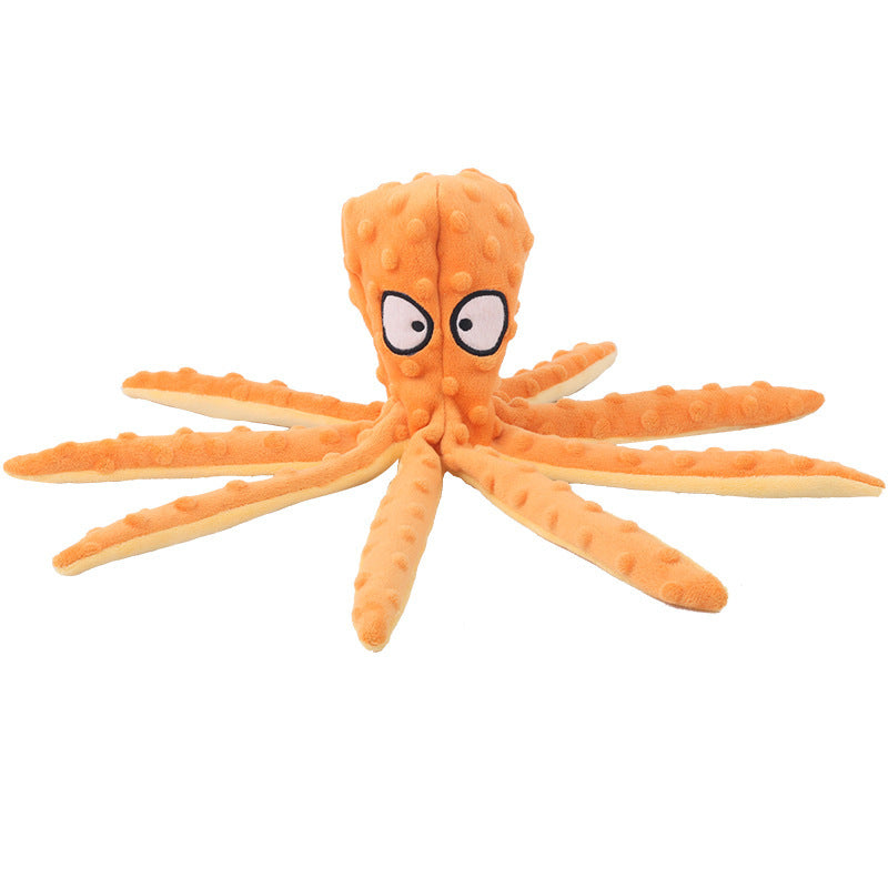 Eco-friendly Pet Plush Octopus Cat & Dog Toy