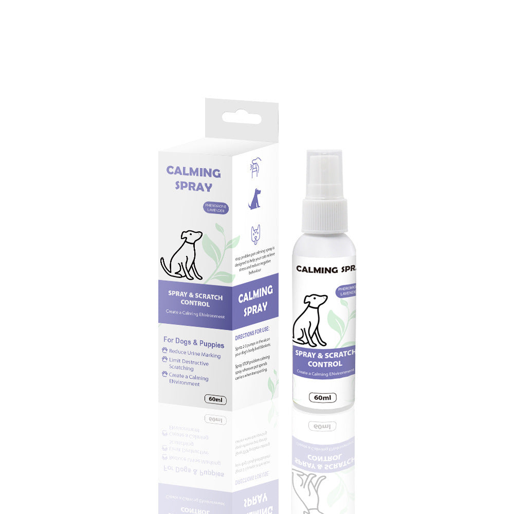 Calm & Soothe Pets – Organic Relaxing Spray